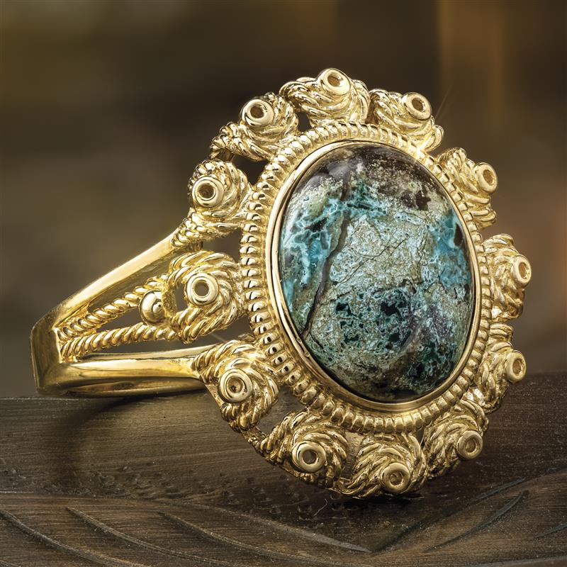 Chrysocolla Sun Ring